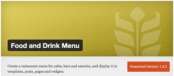 Another freemium WordPress restaurant menu plugin