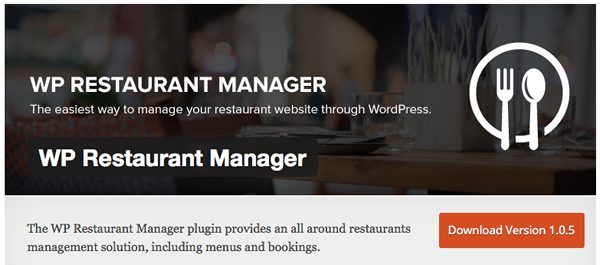 Restaurant Plugins WP-restaurant-manager