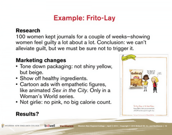 Frito Lay is a classic neuromarketing example