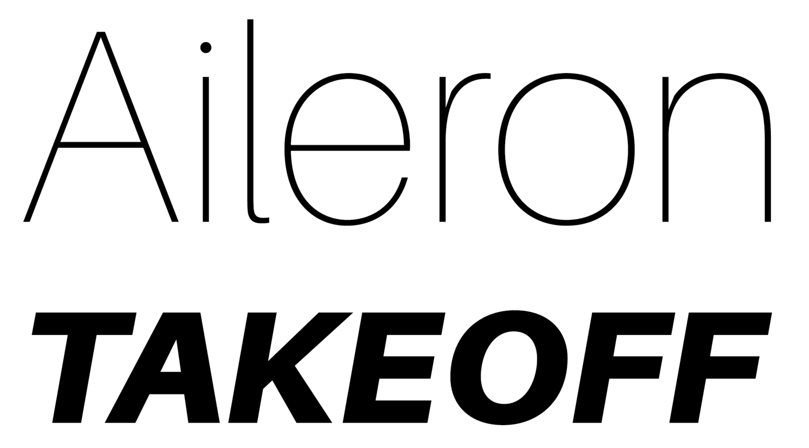 Example of the Aileron font.