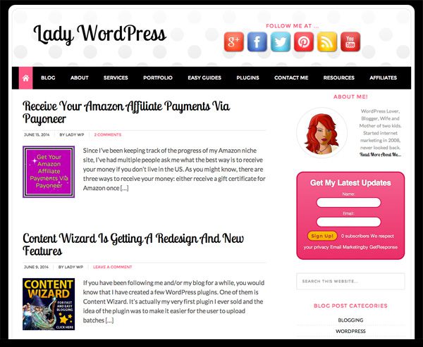 Lady WordPress