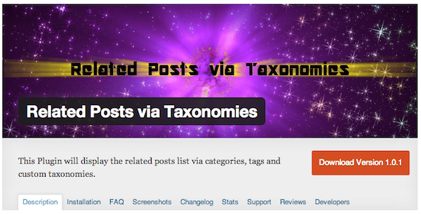 Related Posts via Taxonomies