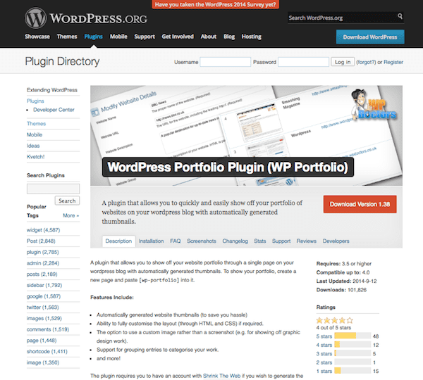 WordPress Portfolio Plugin