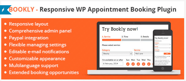 Bookly — Responsive WP Appointment Booking Plugin