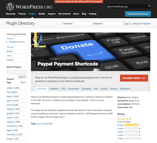 paypal-payment-shortcode