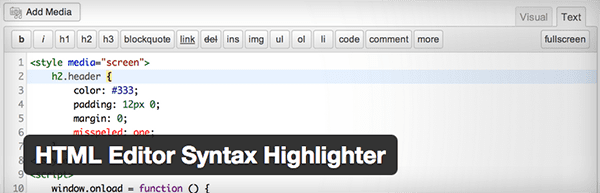 wordpress-editor-plugins-html-syntax-highlighter