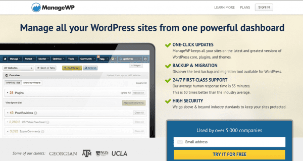 Manage Your WordPress Site with ManageWP