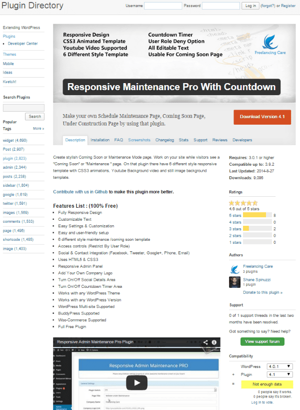 Why You Should Use WordPress Countdown Plugins - Responsive Maintenance Pro with Countdown