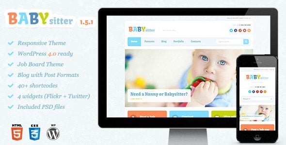 Create a job board with the Babysitter theme