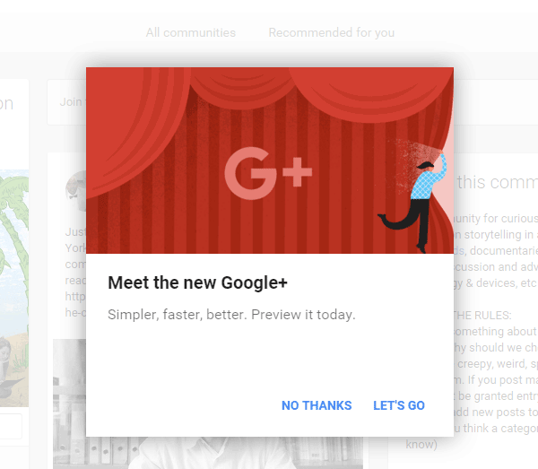 The all new Google+