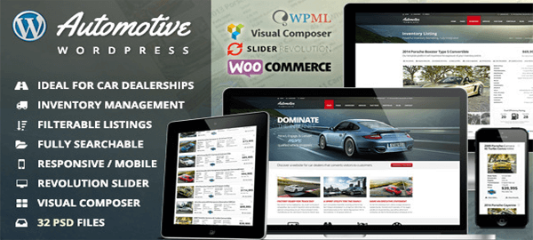 A screenshot of the official Automotive Card Dealership header.