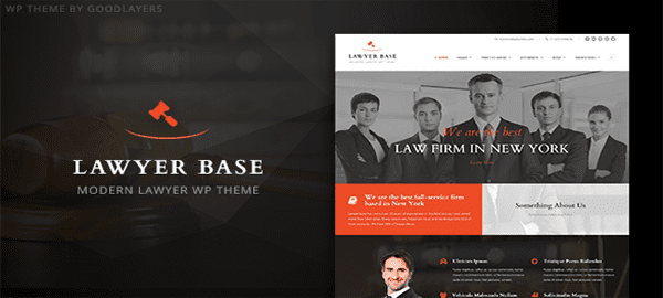 A screenshot of the official Lawyer Base header.