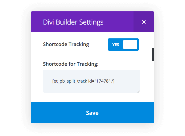 código corto-tracker