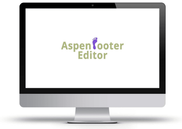 Aspen Footer Editor