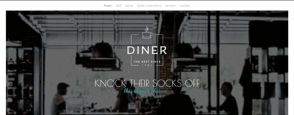 Diner: A Free Divi Layout for Restaurants