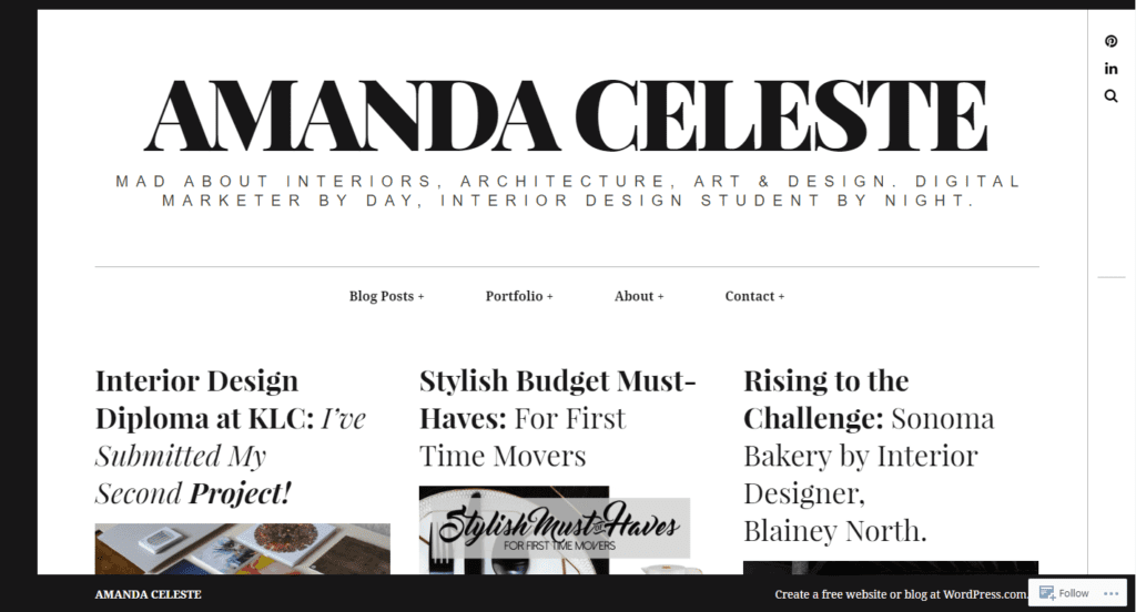 Amanda Celeste blog
