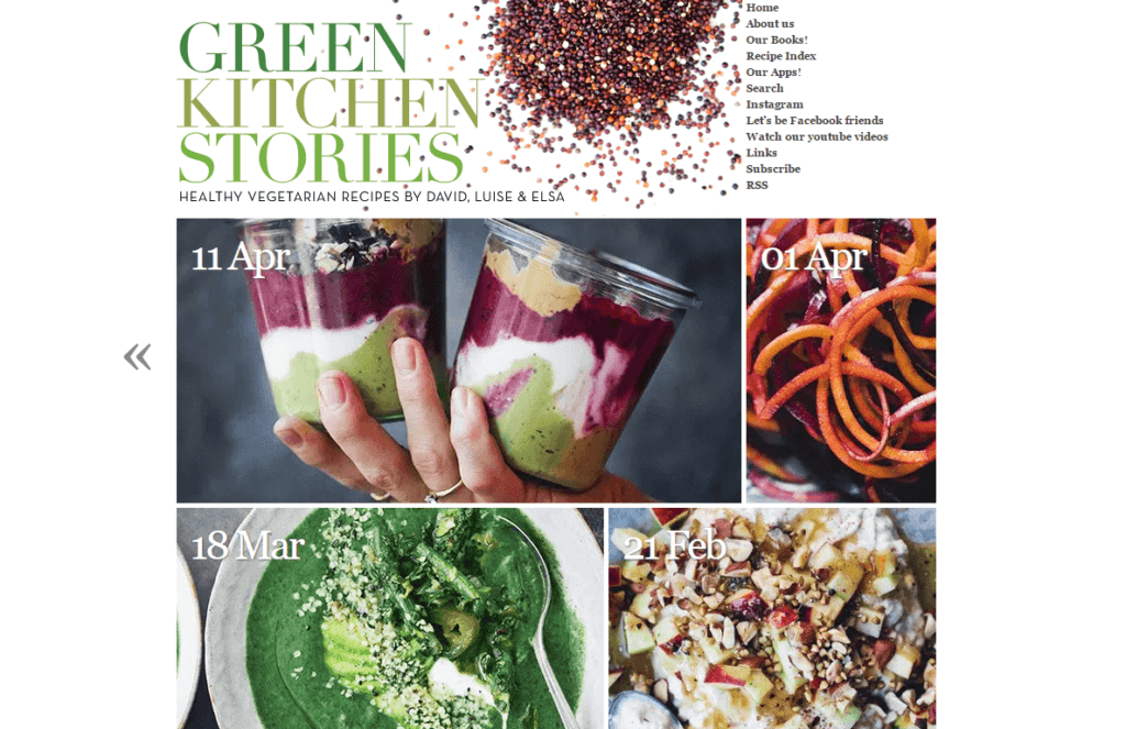 Green Kitchen Stories blog