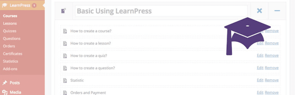 The LearnPress plugin.