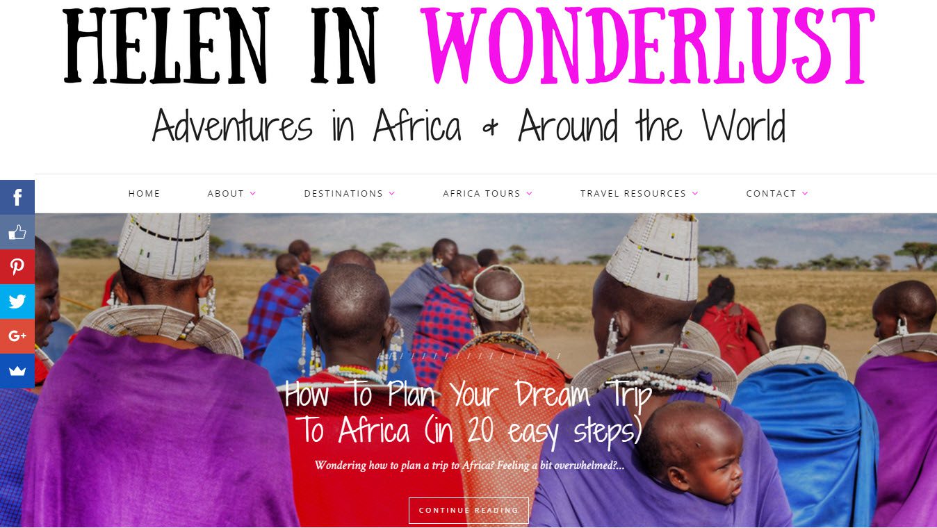 Travel blogs - Helen in Wonderlust