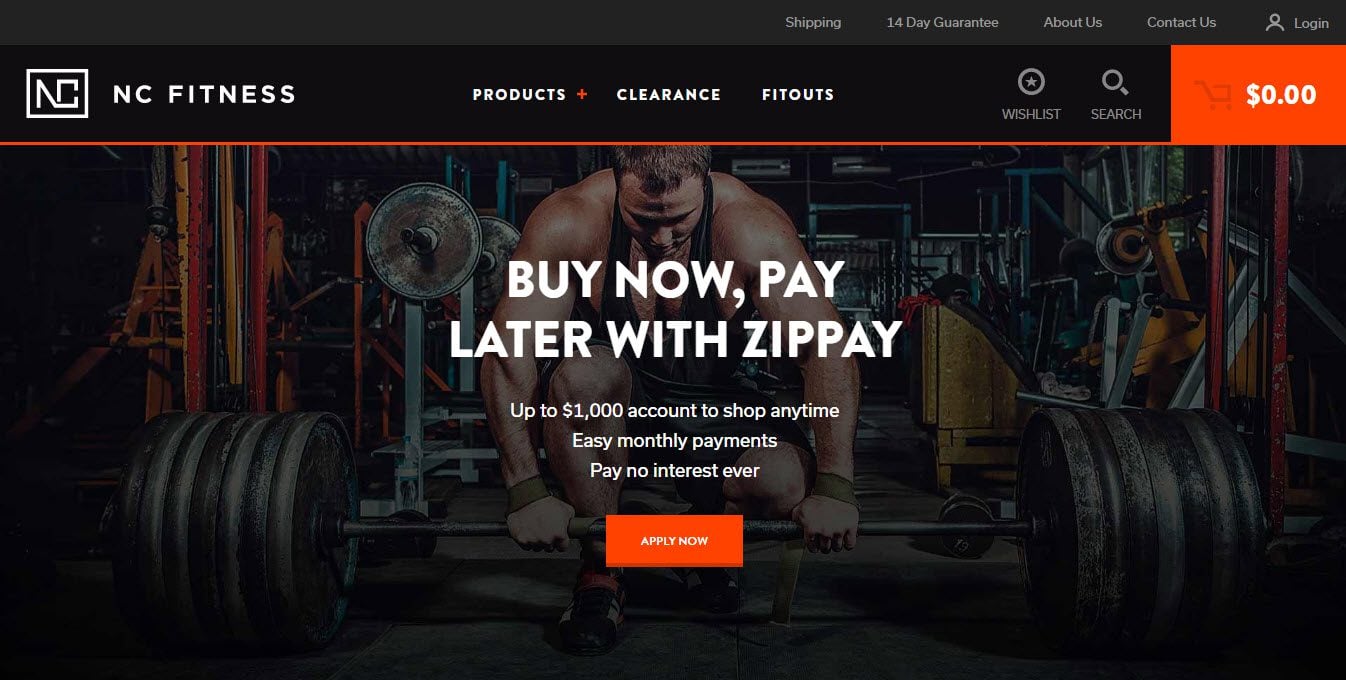 Shopping websites - NC Fitness