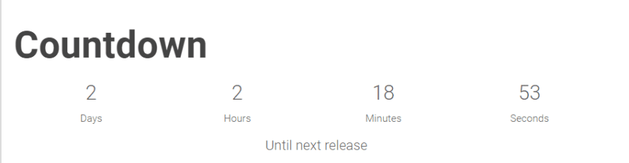 WordPress Countdown Widget