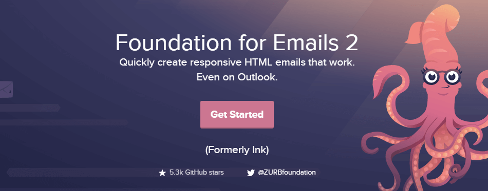 The Foundation for Emails homepage.