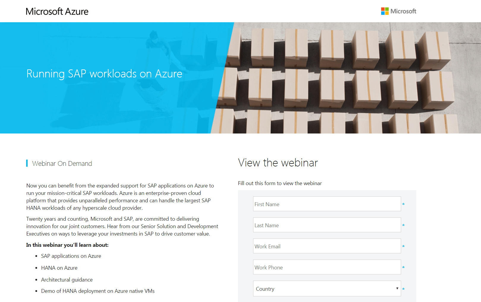 A Microsoft webinar.