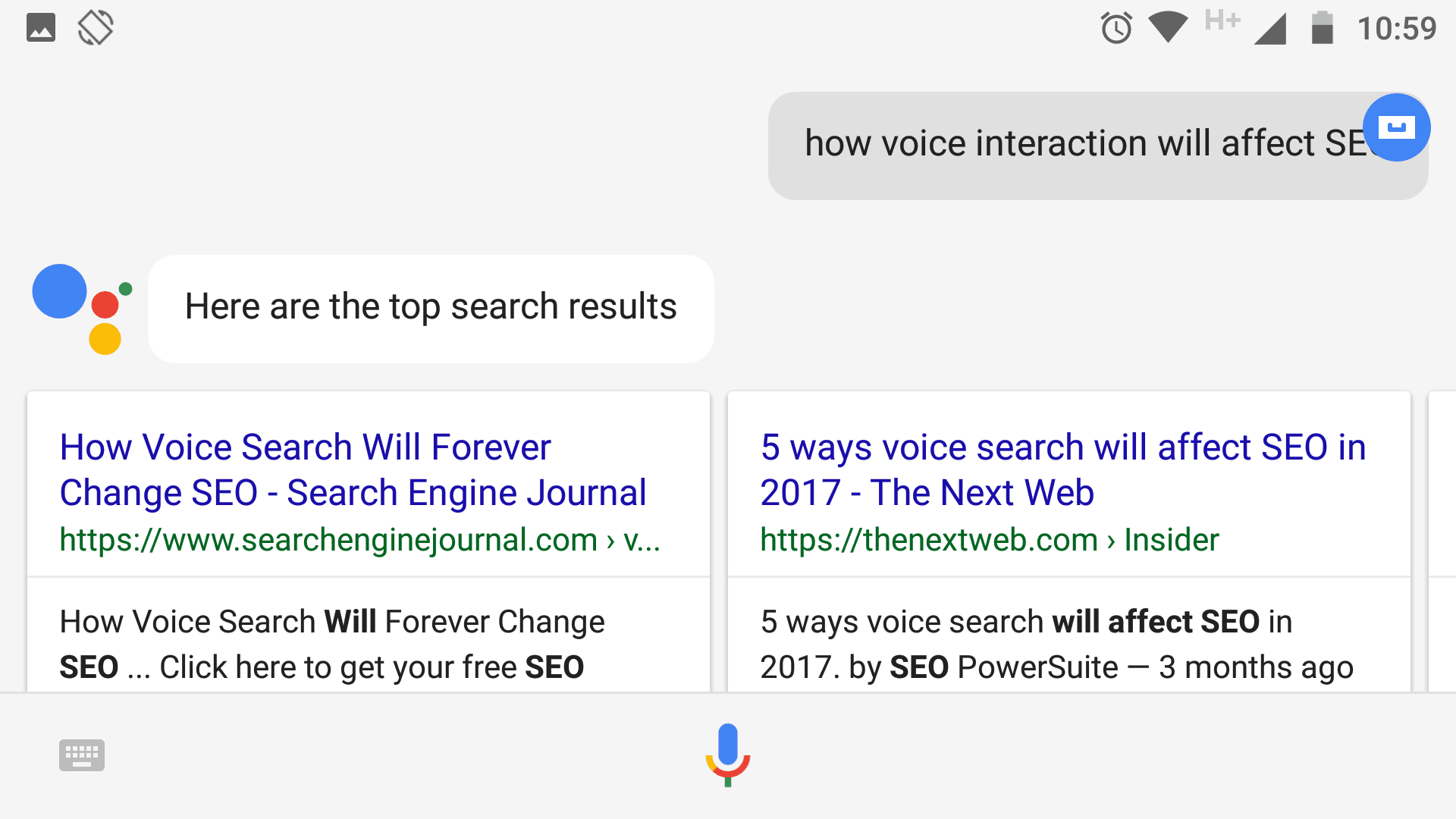 How voice interaction will affect SEO.