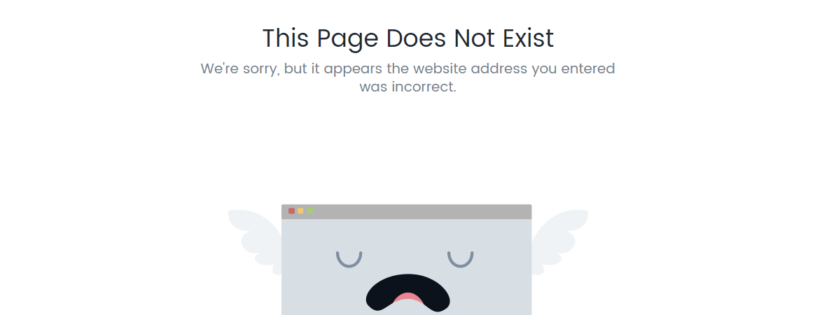 A good 404 error page should be informative and look good.