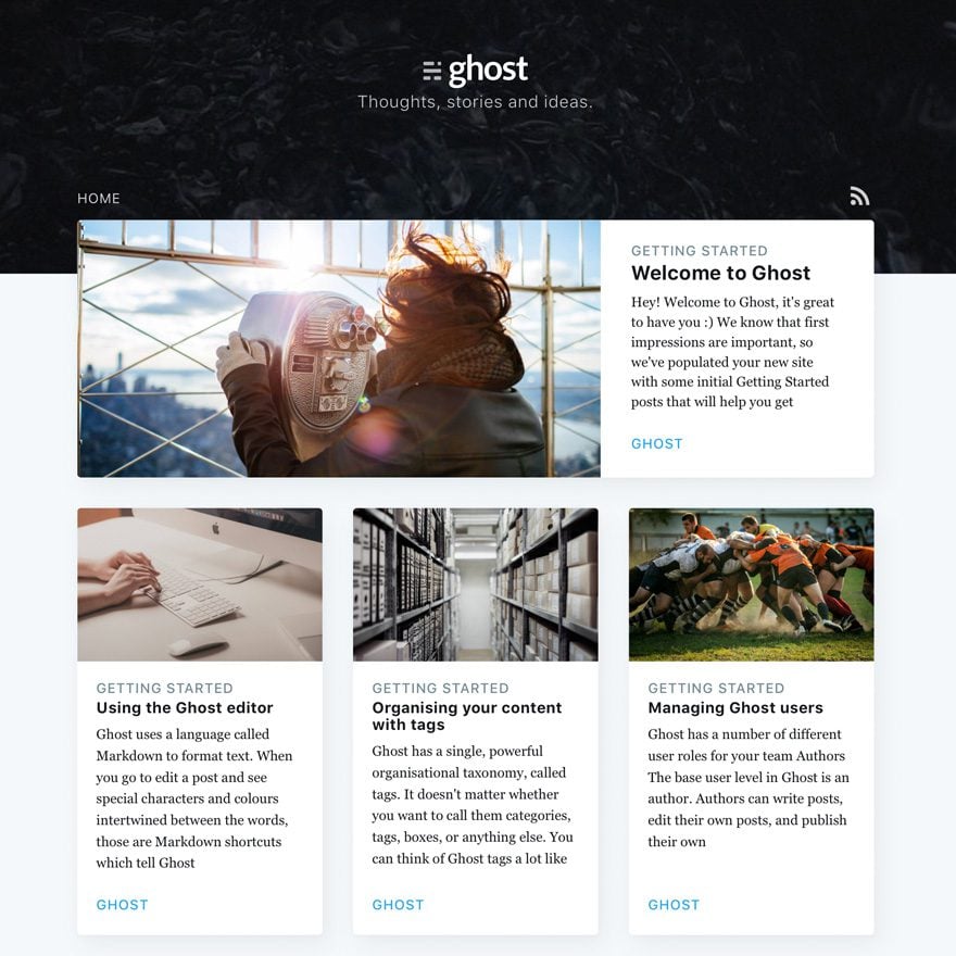 004 - Ghost 1.0 Publishing and Blogging Platform