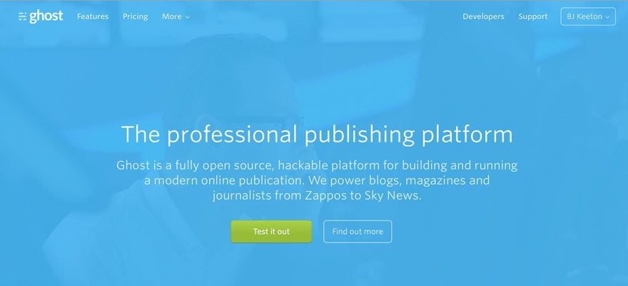 Ghost 1.0 is a professional publishing platform